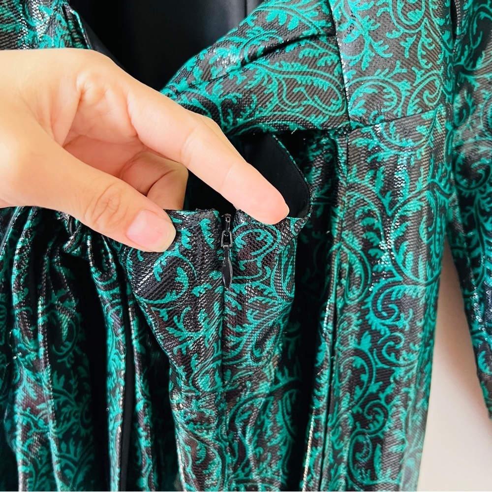 Diane von Furstenberg Spring 2018 Paisley Print Silk Blend Dress Size 12​​ - Picture 11 of 11